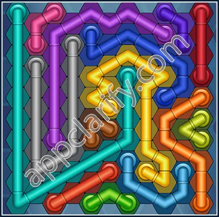 Pipe Lines: Hexa Size 11 Mania Level 73 Solution