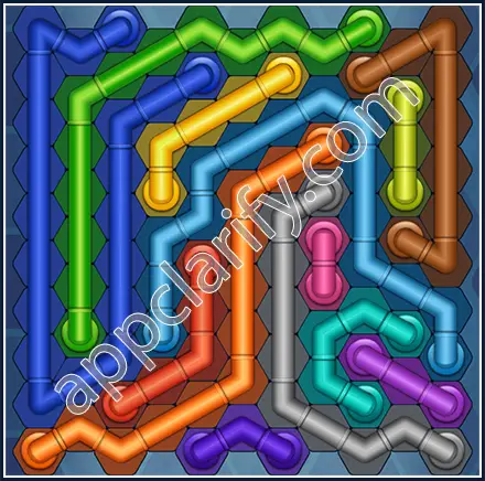 Pipe Lines: Hexa Size 11 Mania Level 75 Solution