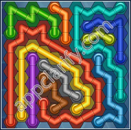 Pipe Lines: Hexa Size 11 Mania Level 78 Solution