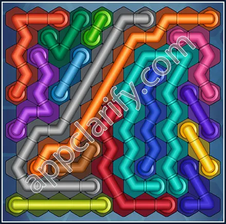 Pipe Lines: Hexa Size 11 Mania Level 79 Solution