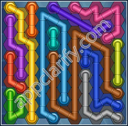 Pipe Lines: Hexa Size 11 Mania Level 83 Solution