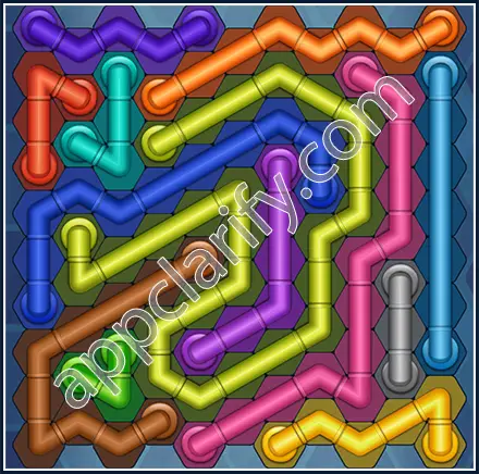 Pipe Lines: Hexa Size 11 Mania Level 86 Solution