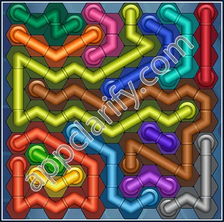 Pipe Lines: Hexa Size 11 Mania Level 88 Solution