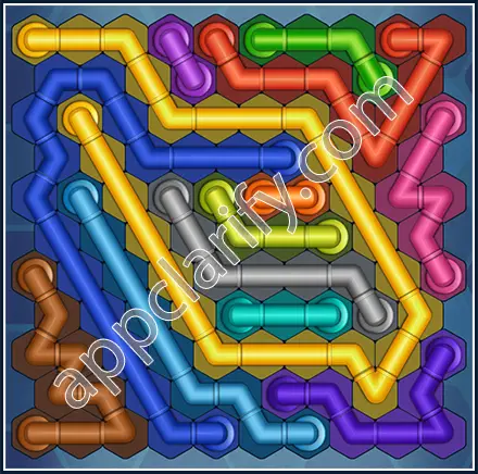 Pipe Lines: Hexa Size 11 Mania Level 89 Solution