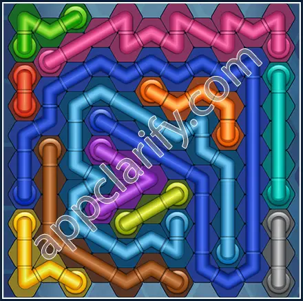 Pipe Lines: Hexa Size 11 Mania Level 94 Solution