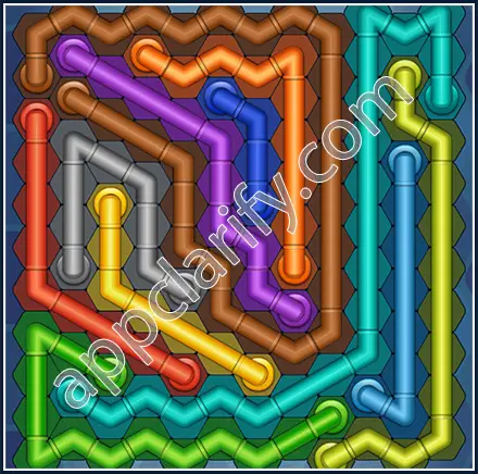 Pipe Lines: Hexa Size 12 Mania Level 111 Solution