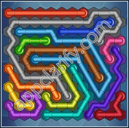 Pipe Lines: Hexa Size 12 Mania Level 112 Solution