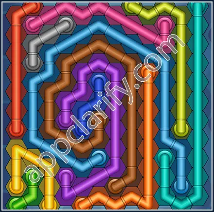 Pipe Lines: Hexa Size 12 Mania Level 113 Solution