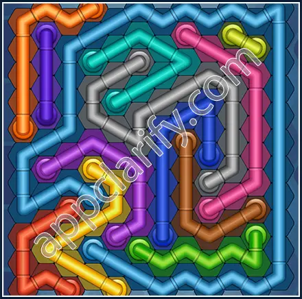 Pipe Lines: Hexa Size 12 Mania Level 118 Solution