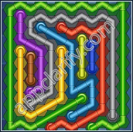 Pipe Lines: Hexa Size 12 Mania Level 144 Solution
