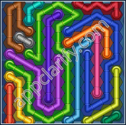 Pipe Lines: Hexa Size 12 Mania Level 145 Solution