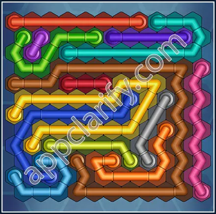 Pipe Lines: Hexa Size 12 Mania Level 146 Solution