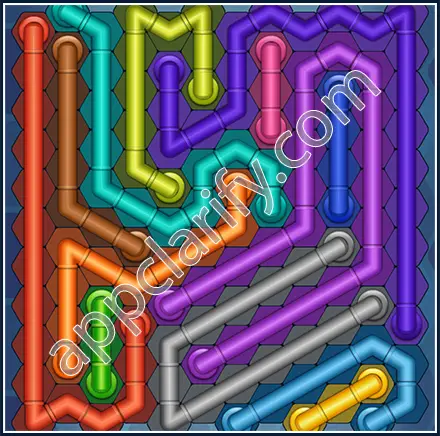 Pipe Lines: Hexa Size 12 Mania Level 148 Solution