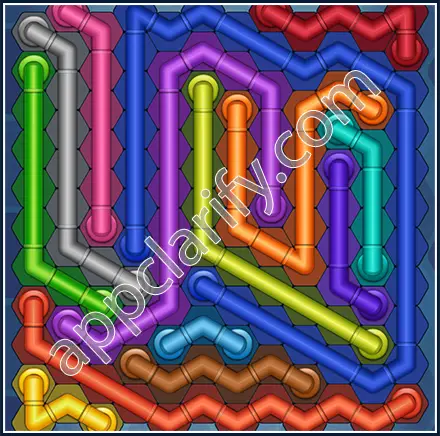 Pipe Lines: Hexa Size 12 Mania Level 25 Solution