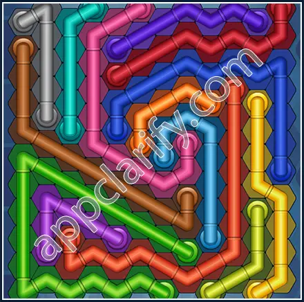 Pipe Lines: Hexa Size 12 Mania Level 28 Solution