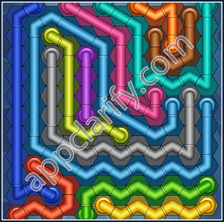 Pipe Lines: Hexa Size 12 Mania Level 32 Solution