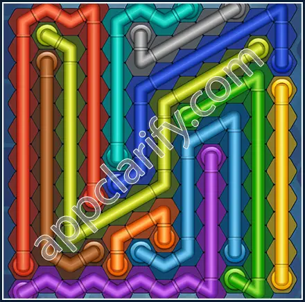 Pipe Lines: Hexa Size 12 Mania Level 37 Solution