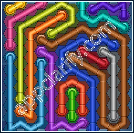Pipe Lines: Hexa Size 12 Mania Level 49 Solution