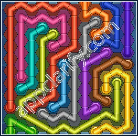 Pipe Lines: Hexa Size 12 Mania Level 58 Solution