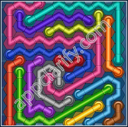 Pipe Lines: Hexa Size 12 Mania Level 62 Solution