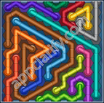 Pipe Lines: Hexa Size 12 Mania Level 66 Solution