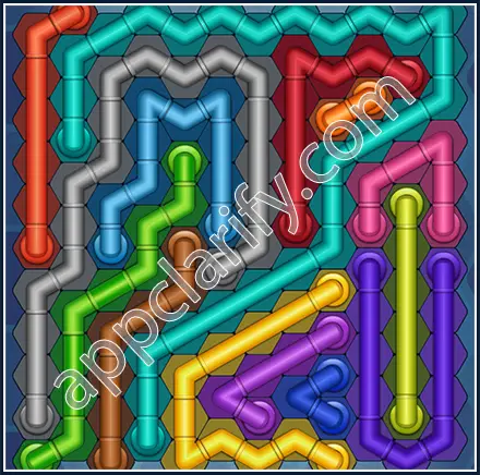 Pipe Lines: Hexa Size 12 Mania Level 67 Solution