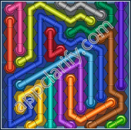 Pipe Lines: Hexa Size 12 Mania Level 73 Solution