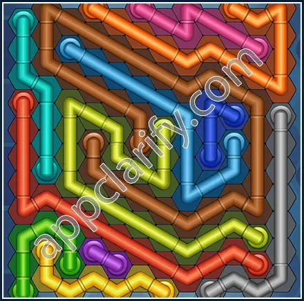 Pipe Lines: Hexa Size 12 Mania Level 77 Solution