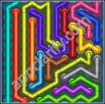 Pipe Lines: Hexa Size 12 Mania Level 8 Solution