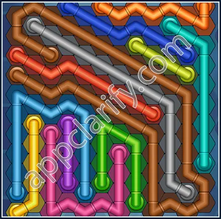 Pipe Lines: Hexa Size 12 Mania Level 80 Solution