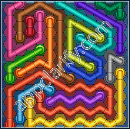 Pipe Lines: Hexa Size 12 Mania Level 84 Solution