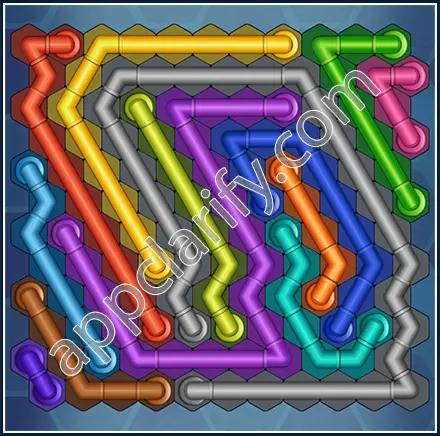 Pipe Lines: Hexa Size 12 Mania Level 86 Solution