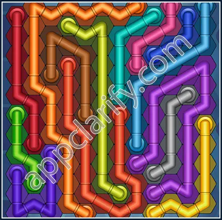 Pipe Lines: Hexa Size 12 Mania Level 88 Solution