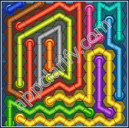 Pipe Lines: Hexa Size 12 Mania Level 89 Solution