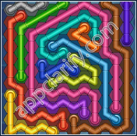 Pipe Lines: Hexa Size 12 Mania Level 95 Solution