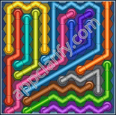 Pipe Lines: Hexa Size 12 Mania Level 97 Solution
