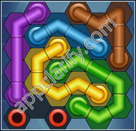 Pipe Lines: Hexa Starter Level 106 Solution