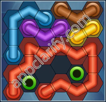 Pipe Lines: Hexa Starter Level 109 Solution