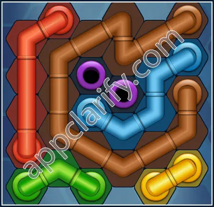 Pipe Lines: Hexa Starter Level 98 Solution