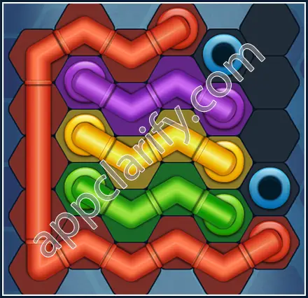 Pipe Lines: Hexa Starter Level 99 Solution