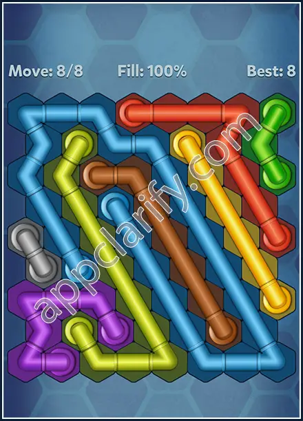 Pipe Lines: Hexa Twister Level 106 Solution