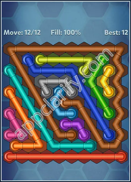 Pipe Lines: Hexa Twister Level 108 Solution