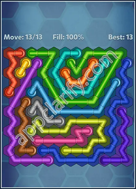 Pipe Lines: Hexa Twister Level 109 Solution