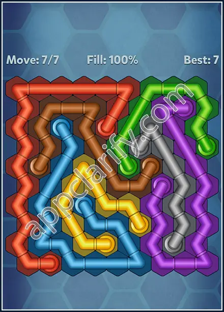 Pipe Lines: Hexa Twister Level 11 Solution