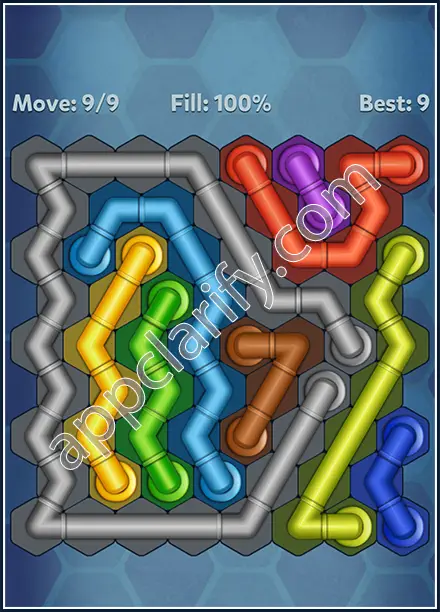 Pipe Lines: Hexa Twister Level 112 Solution
