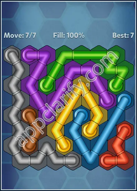 Pipe Lines: Hexa Twister Level 113 Solution
