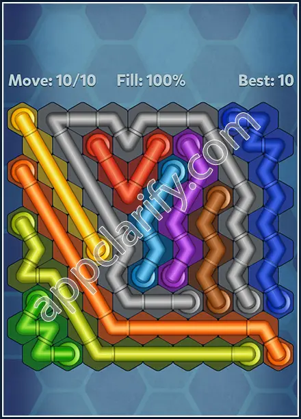 Pipe Lines: Hexa Twister Level 115 Solution