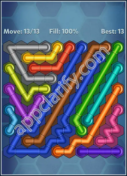 Pipe Lines: Hexa Twister Level 116 Solution