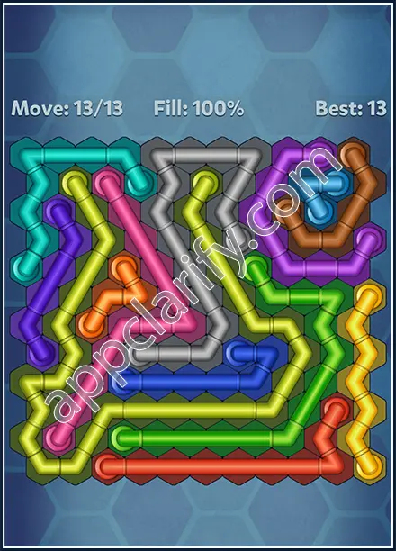 Pipe Lines: Hexa Twister Level 117 Solution