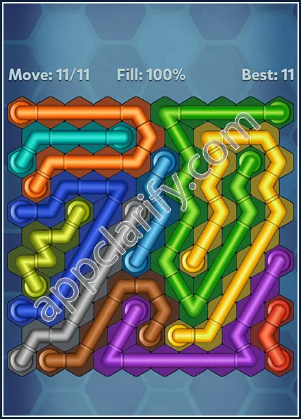 Pipe Lines: Hexa Twister Level 118 Solution